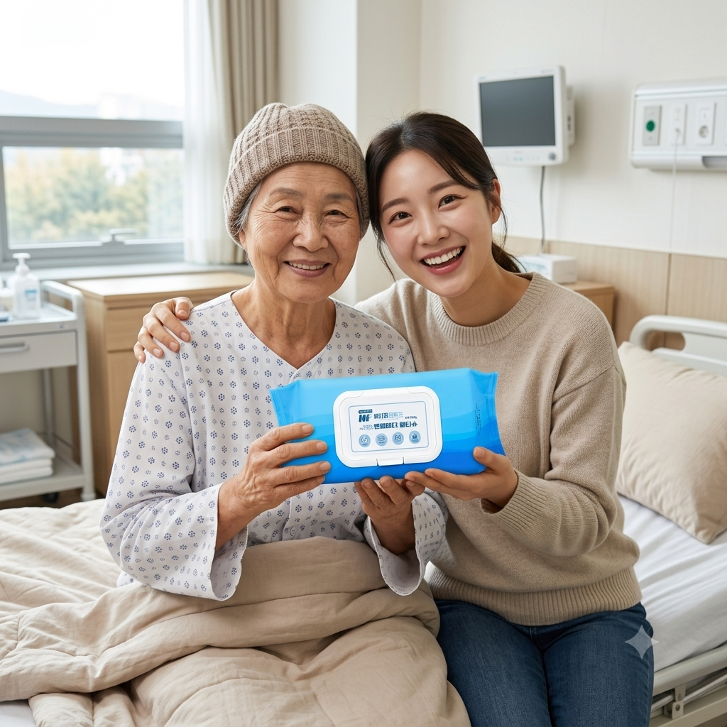 메디컬프랜즈 프리미엄 엔젤페더 물티슈 60매 20개입