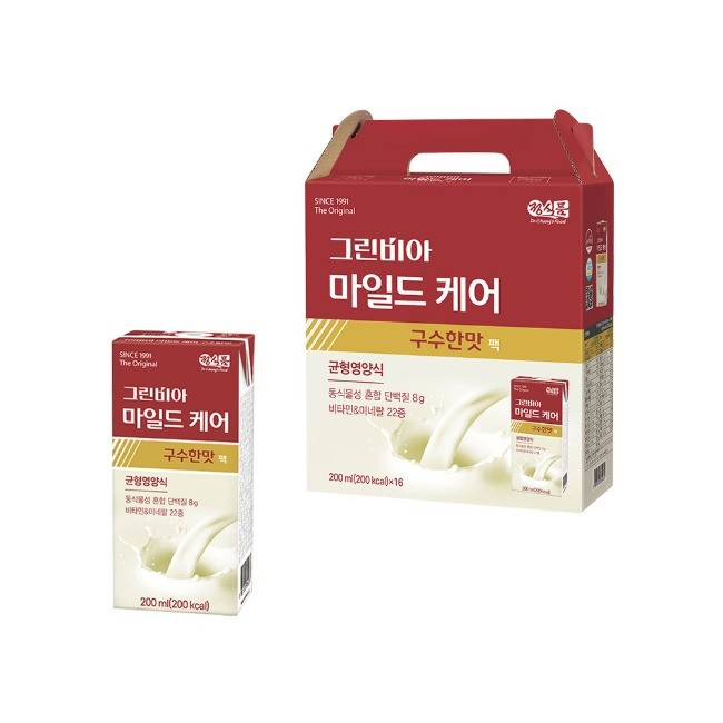 그린비아 마일드케어 구수한맛 200ml x 16팩