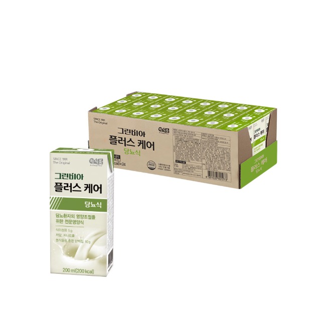 그린비아 플러스케어 당뇨식 200ml x 24팩