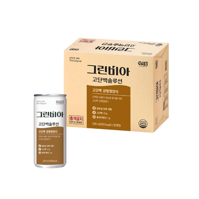 그린비아 고단백 솔루션 200ml x 30캔