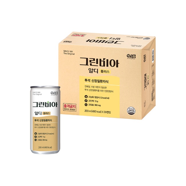 그린비아 알디플러스 200ml x 30캔