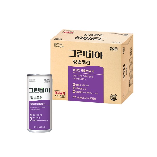 그린비아 장솔루션 200ml x 30캔